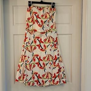 Strapless A-line Dress